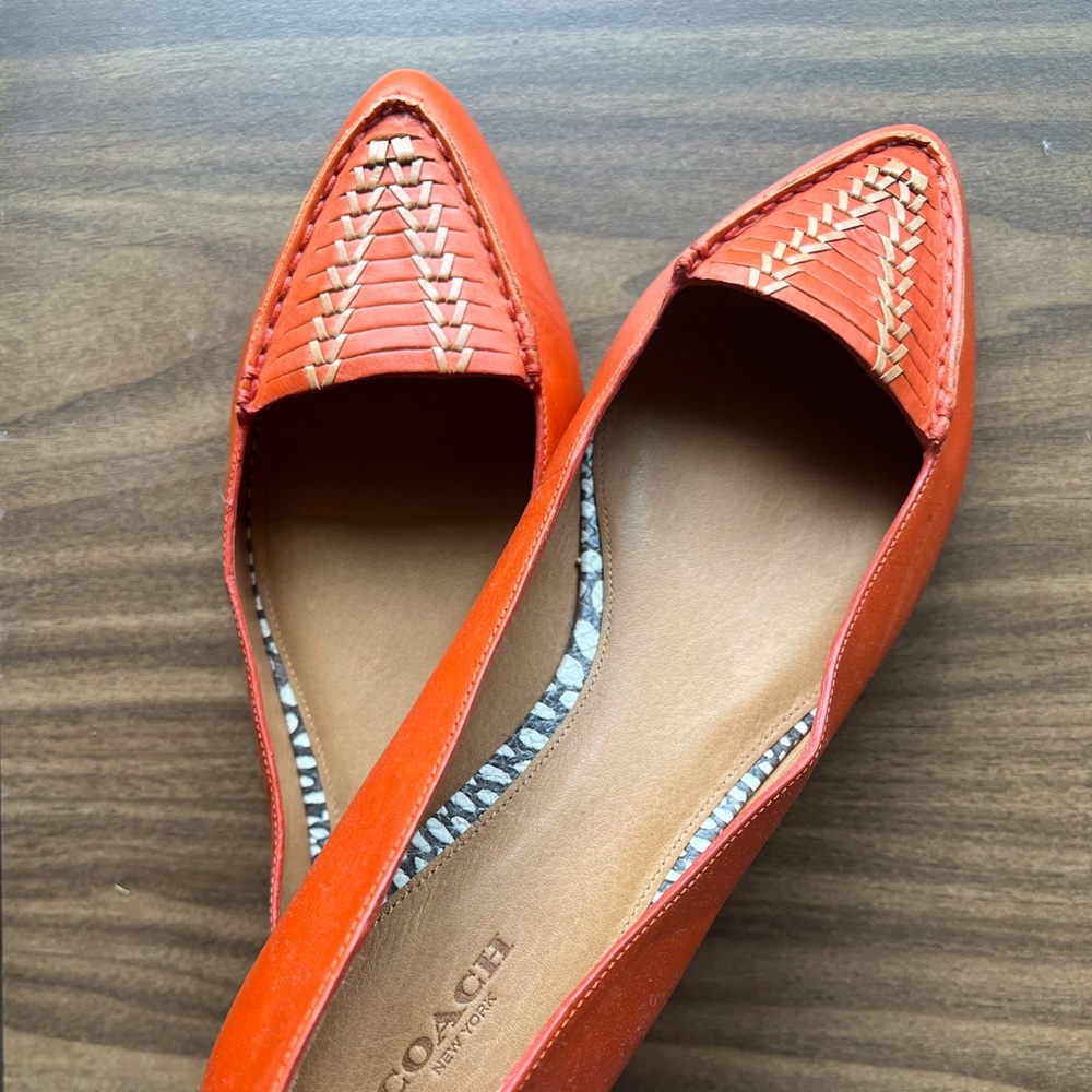 Orange Coach Flats